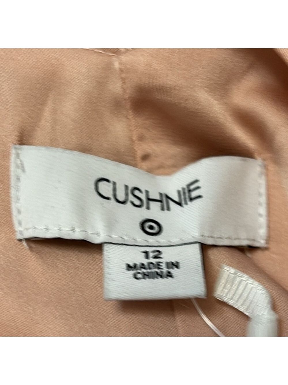 CUSHNIE X Target satin dress sleeveless lined pleated skirt pink red size 12 NEW - Picture 6 of 12